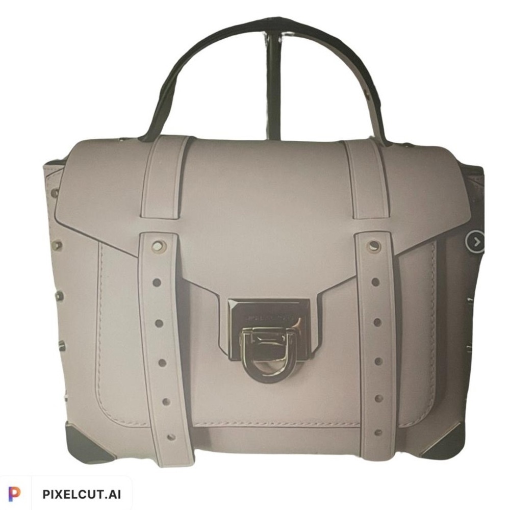 Michael Kors Manhattan Medium Leather Satchel